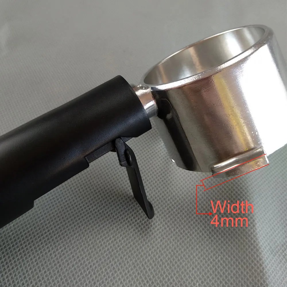 ידית פורטפילטר 51 מ''מ בוטומלס תואמת HiBREW H11 – כולל סלסילות ל-1, 2 או 4 כוסות – תמונה 4