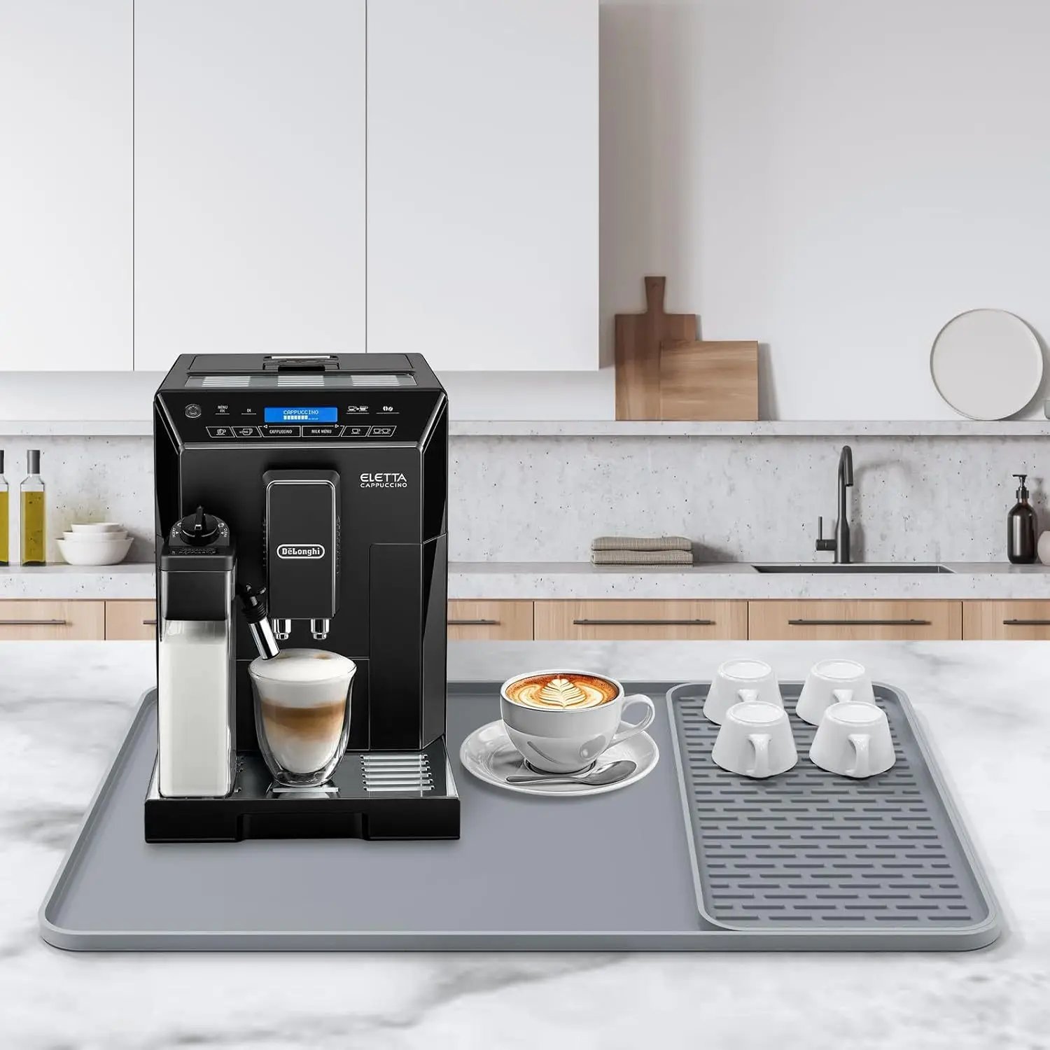 משטח סיליקון 2-ב-1 למכונות קפה ומכשירי חשמל